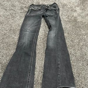 MissMe black boot cut jeans